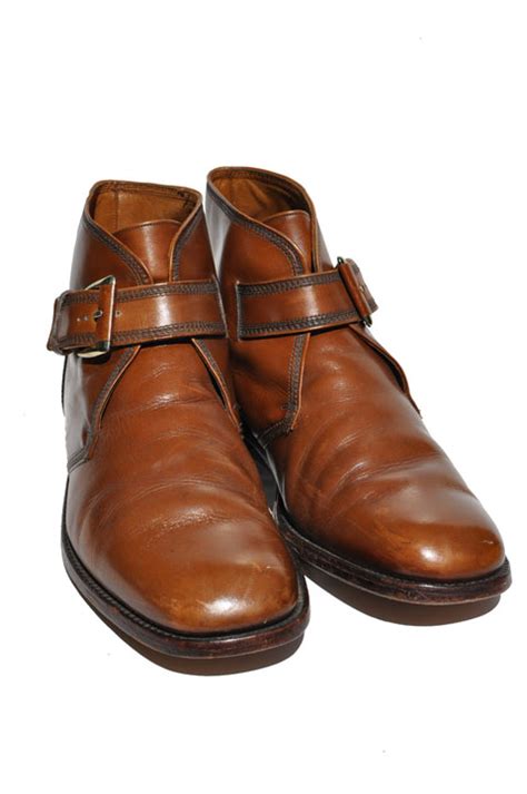 Goodbye Heart Vintage Florsheim Imperial Vintage Buckle Boots Size 12