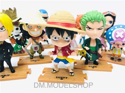 Model One Piece โมเดลวันพีช กลุ่มหมวกฟาง ยกชุด 10ตัว Th