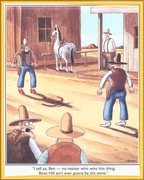 Pin By James Polus On Gary Larson Far Side Cartoons Cowboy Humor