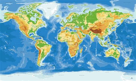 Mapa Mundial Escolar Completo Mapa Con La Antártida