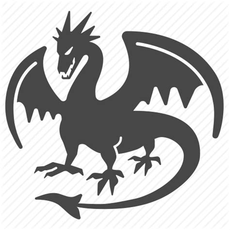 Image associée | Dragon icon, Dragon silhouette, Greek ...