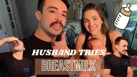 husband tries my breastmilk couple vlog 16 youtube