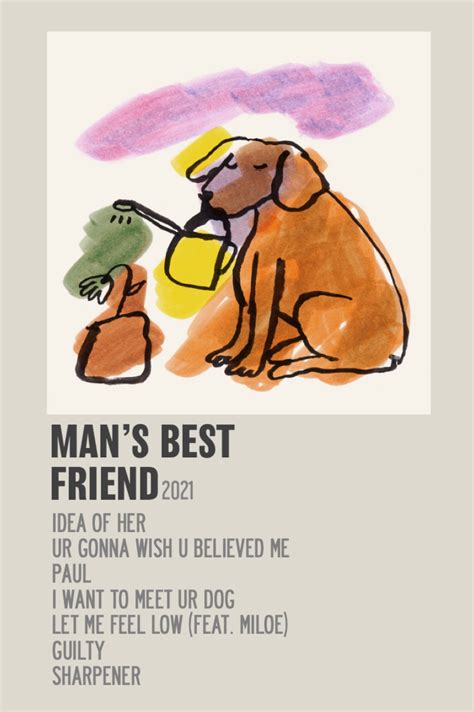 This Album Needs More Recognition Fr Mans Best Friend Best Friends Poster Wall Art Poster