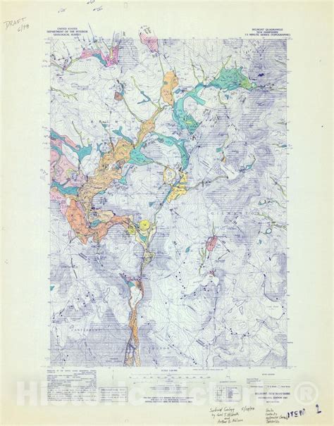 Map Surficial Geologic Map Of The Belmont Quadrangle Merrimack And