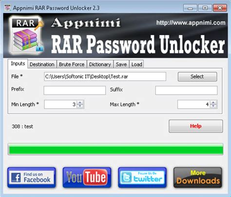 Appnimi Rar Password Unlocker 版 下载