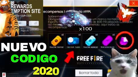Currently, it is released for android, microsoft windows, mac and ios operating. NUEVO CÓDIGO De Free Fire De HOY Enero 2020 | Nuevos ...