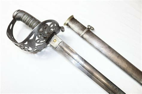 Victorian Heavy Cavalry Officers Sword By Wilkinson With Initials