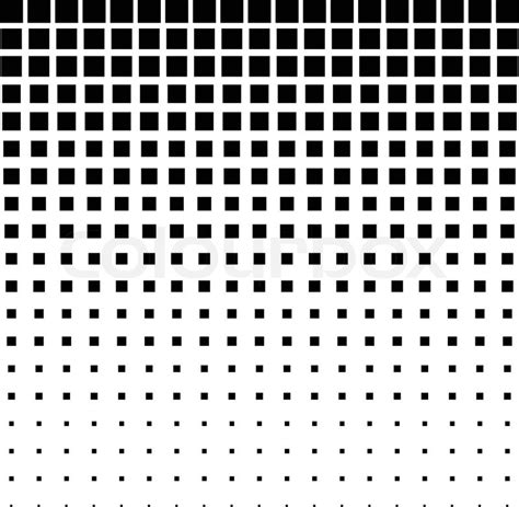 Black Abstract Halftone Square Dot Stock Vector Colourbox