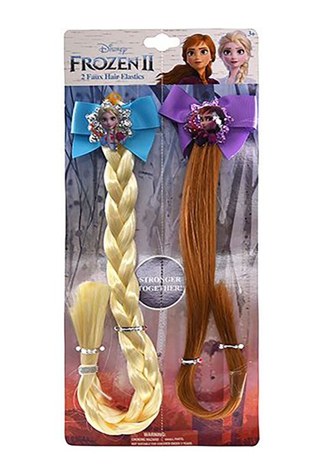 Frozen 2 Anna And Elsa 2pk Faux Hair Accessory