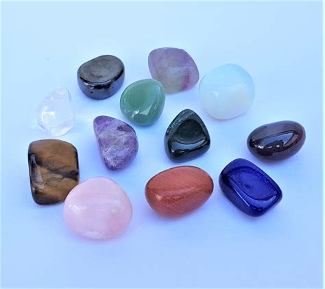 New 1pce 2 3cm Tumbled Gem Stones 12 Assorted Crystals To Choose