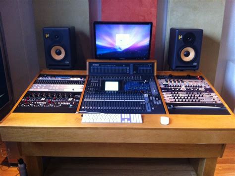 Analogue and digital mixing desks for all budgets. A custom handcrafted recording studio workstation for a Yamaha 02R96 digital audio board ...