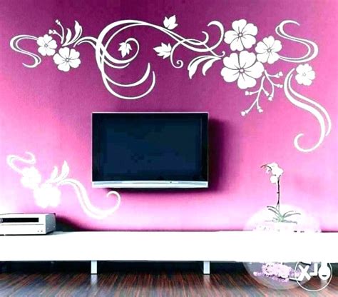 Easy Wall Painting Designs Bedroom Paint Ideas Design Wall Paint