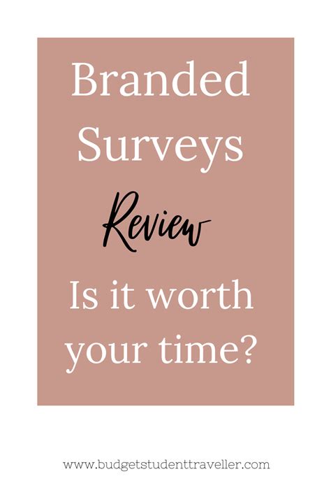 Collect points for every survey you complete! Branded Surveys Review: Is it worth your time? - Budget ...