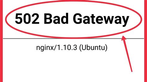 Fix Bad Gateway Problem Solve Youtube