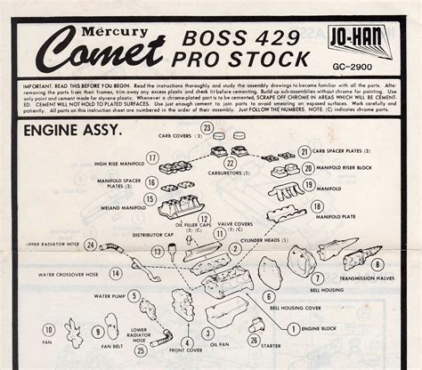 Photo Johan Comet002 Johan Mercury Comet Boss 429 Pro Stocker Gc