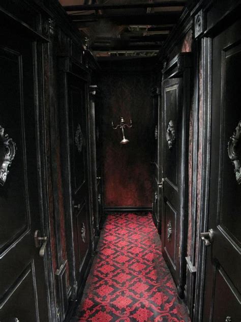 Victorian Black Goth Hallway Gothic House Gothic Interior House