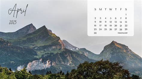 🔥 download april calendar desktop wallpaper by jesseherman april 2023 phone wallpapers hello