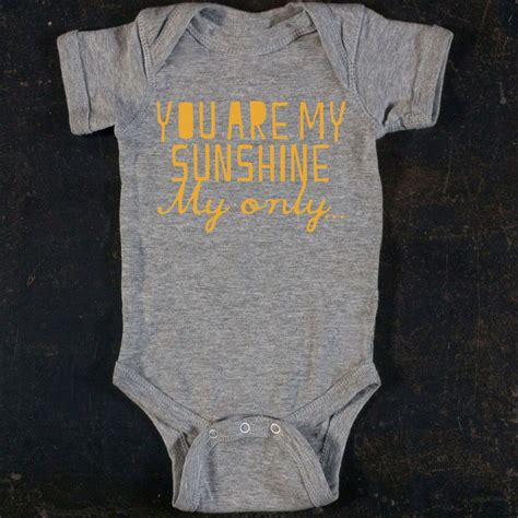 Although many baby showers are still for women only, baby showers for both women and men are becoming showers for a second or subsequent baby are becoming more common. You are My Sunshine My Only Baby Onesie by TrulySanctuary ...