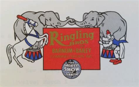 1991 Ringling Bros And Barnum And Bailey Circus Performance And Ticket