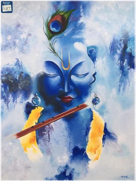 Krishna Abstract Painting Buddha Art Painting Krishna Painting Art