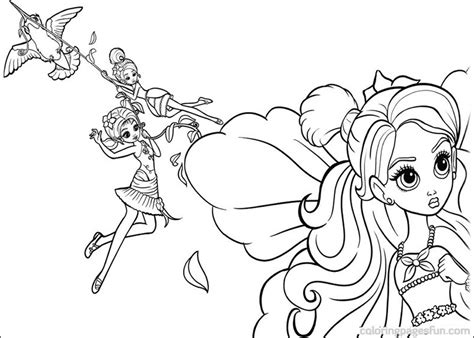 How To Draw Thumbelina Barbie Coloring Pages Coloring