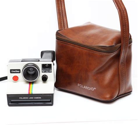 Vintage Polaroid Brown Soft Case For Onestep By Lephotographeny Instant Film Camera Camera Bags