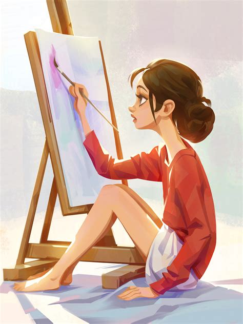 Artstation Painting Girl Sketch 20221231