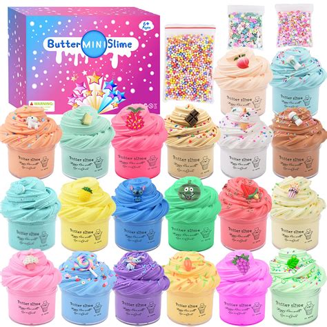 Buy Super Slime With 20 Pack Mini Butter Slime Kit Include Stitch Oreo