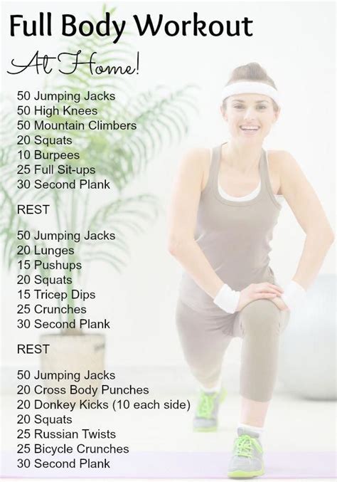 Workout Plans Smart Home Workout Post To Tone Up Examine That Clever