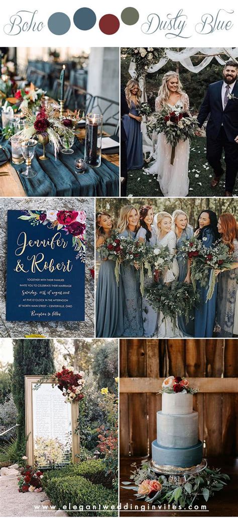 Gorgeous Color Combos To Consider For Your Fall Weddings Fall Wedding