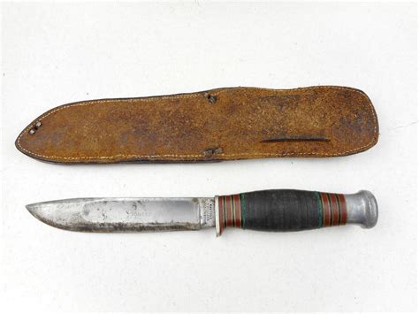 Wade And Butcher Belt Knife With Sheath Switzers Auction And Appraisal