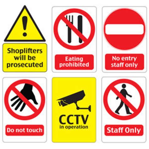 Printable Warning Signs Freevectors