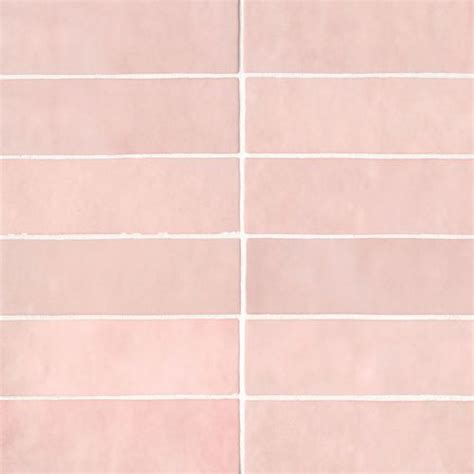 Cloe 25 X 8 Wall Tile In Pink Ceramic Subway Tile Wall Tiles