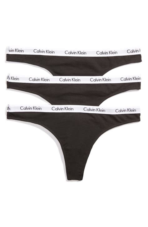 Calvin Klein Carousel 3 Pack Thong Nordstrom