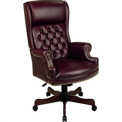 Office star chairs and tables at worthington direct. Office Star Traditional Vinyl Executive Office Chair In ...