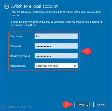 How To Create A Local Account On Windows 10 Midargus