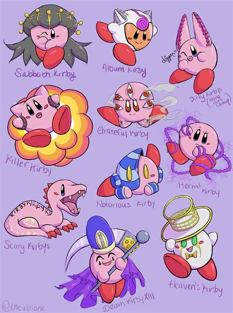 Fanart Drew Some More Kirby Abilities Based On Stands Part2 R