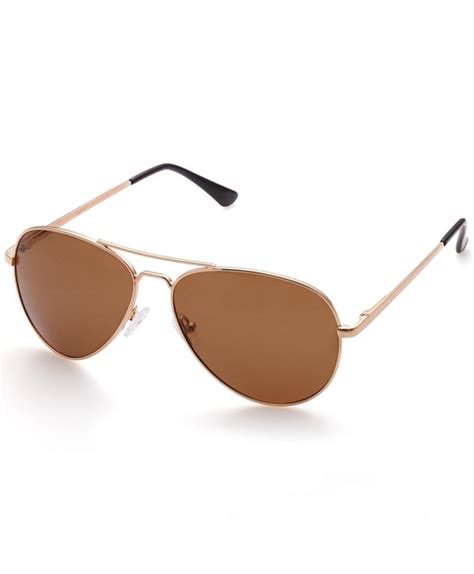 Polarized Aviator Sunglasses Women Polarized Gold Frame Brown Lens Cb17ysgirud