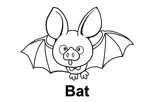 Cute Baby Bat Coloring Page Free Printable Coloring Pages For Kids
