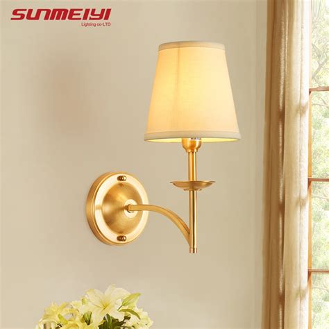Buy Modern Full Copper Led Wall Lamps Bedside
