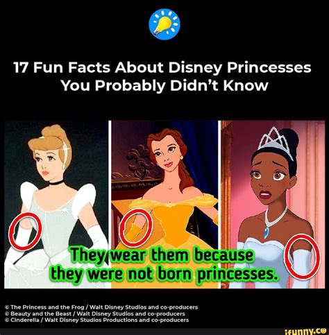 17 Fun Facts About Disney Princesses You Probably Didn T Know Theyywear Them Because They Were