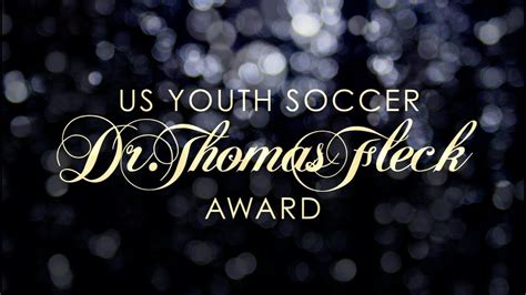 2013 Us Youth Soccer Excellence In Coaching Dr Thomas Fleck Award Bill Buren Youtube