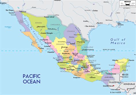 Navigate mexico map, satellite images of the mexico, states, largest cities, political map, capitals and physical maps. Map Of Mexico States • Mapsof.net