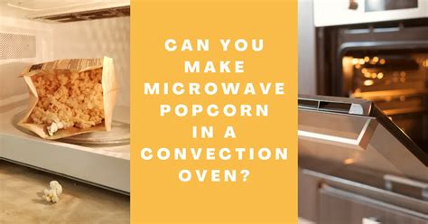 Can You Make Microwave Popcorn In A Convection Oven Specially Fried