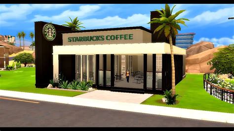 Starbucks Coffee The Sims 4 Build Youtube