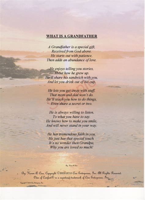 77 Best Of Grandfather Funeral Poems
