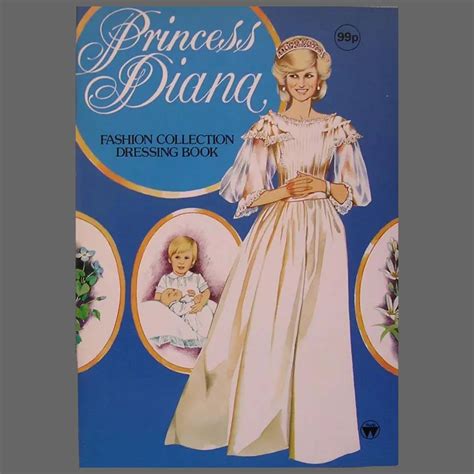 Vintage Uncut Princess Diana Paper Doll Ruby Lane