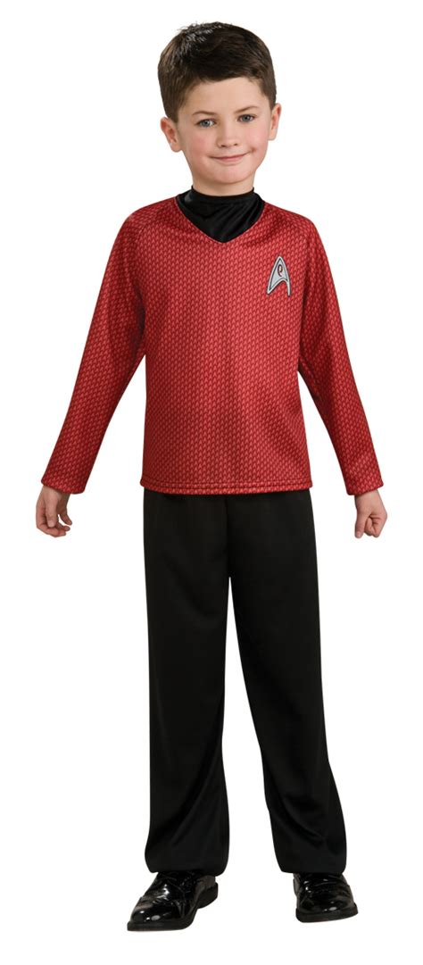 Scotty Star Trek Boys Fancy Dress Space Uniform Kids Movie
