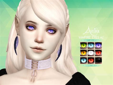 My Sims 4 Blog Vampire Eyes By Aveirasims
