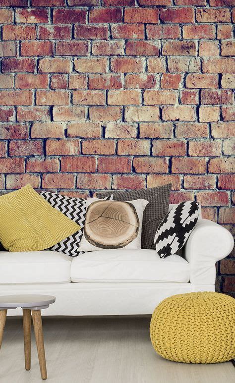 Beautiful Textured Brick Effect Wall Wallpaper Wallsauce Us Exposed